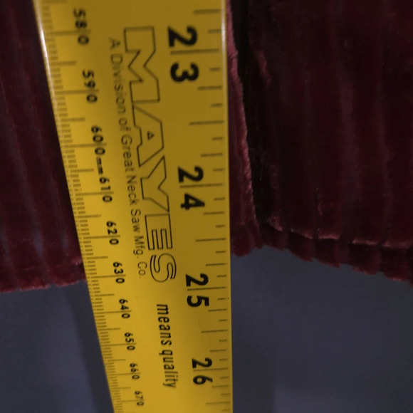 Anne Carson Velvet Burnout  Ruffle Blouse Size Med VTG WhimsiGoth 90s Y2K - Picture 6 of 7